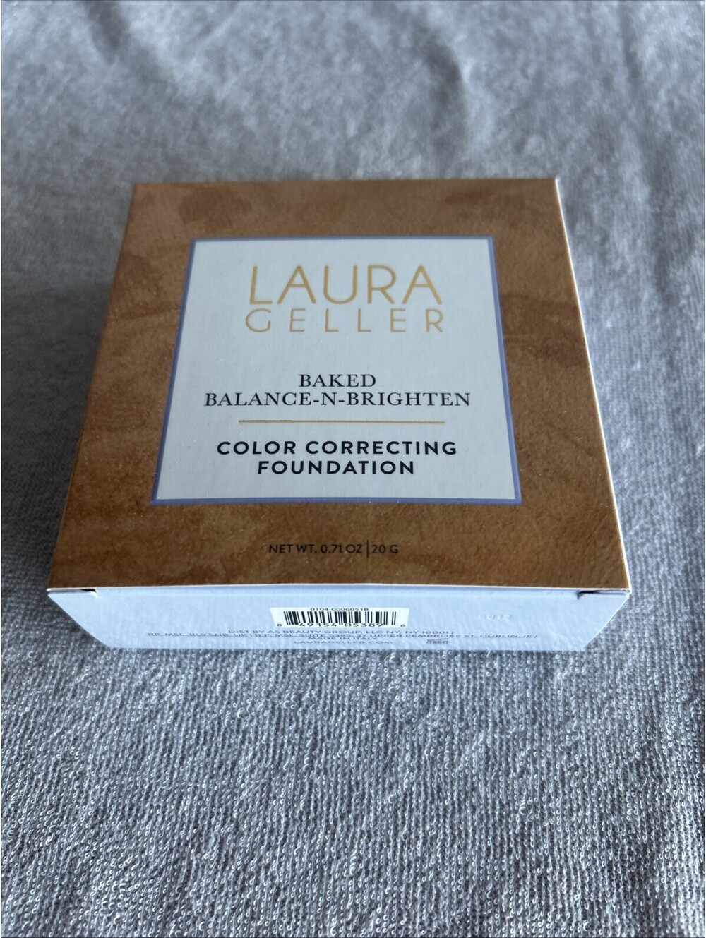 Laura Geller Baked BalanceNBrighten Color Correct Foundation GOLDEN MEDIUM .71oz